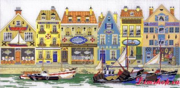 70-8411 Берег. Набор для вышивания крестом PERMIN - 1