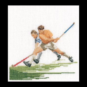 3089 Hockey Linen. Набор для вышивки крестом Thea Gouverneur - 1