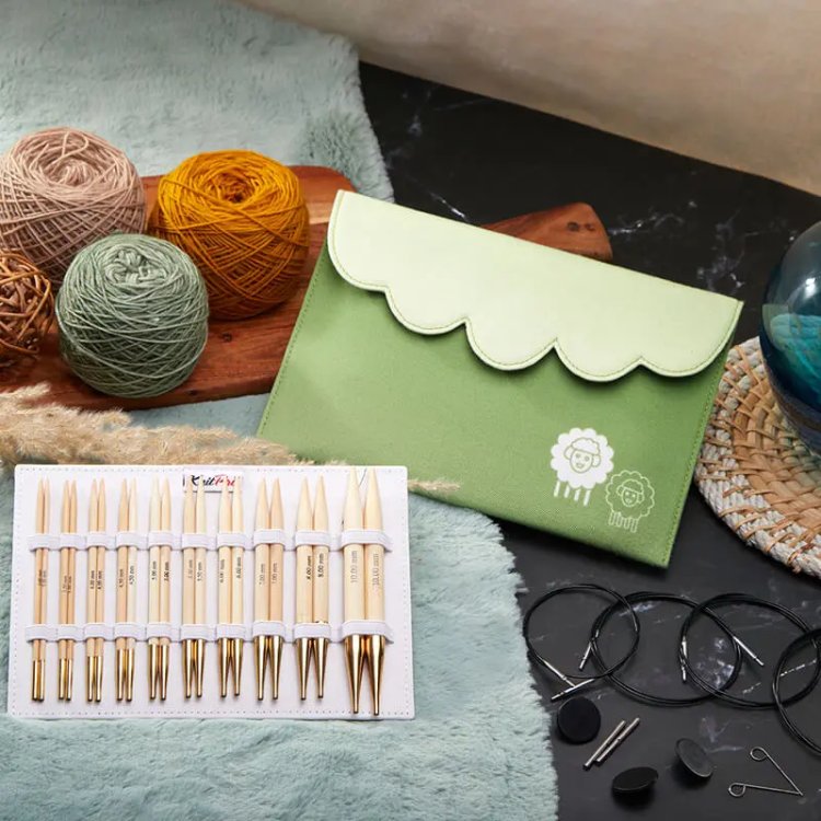 22553 Набор съемных круговых спиц Deluxe Bamboo KnitPro - 4