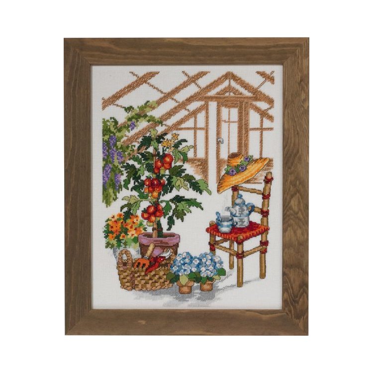 70-3106 Теплиця. Набір для вишивання хрестом PERMIN - 1