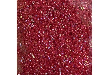 DB-162 Бисер Miyuki Delica Beads 11/0 (радужный красный) DB-162 Бисер Miyuki Delica Beads 11/0 (радужный красный)