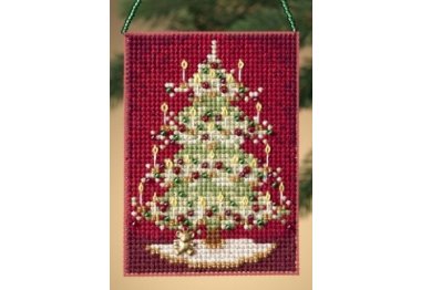 вышивка гладью MH160302 Викторианская елка. Набор для вышивки в смешанной технике Mill Hill