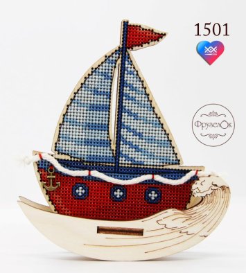 1501 Парусник. Набор для вышивки крестом Фрузелок - 1