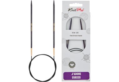 спицы для вязания 19055 Спицы круговые J'adore Cubics KnitPro 60 см, 4.00мм спицы для вязания 19055 Спицы круговые J'adore Cubics KnitPro 60 см, 4.00мм