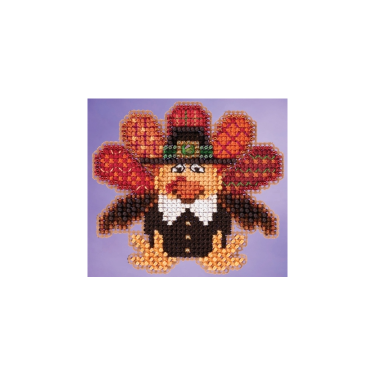 MH185202 Том индюк. Набор для вышивки в смешанной технике Mill Hill - 1