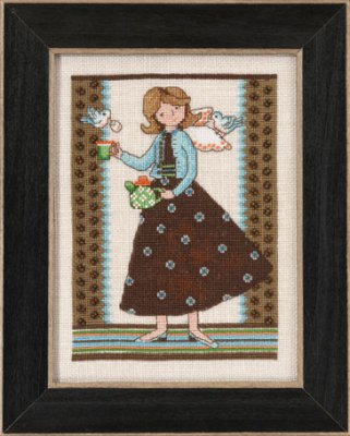 DM302103 Чай для двох. Набір для вишивки в змішаній техниці Mill Hill - 1