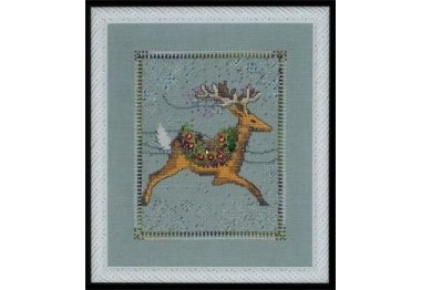 NC113 Dasher//Дашер. Схема для вишивки хрестиком на папері Nora Corbett NC113 Dasher//Дашер. Схема для вишивки хрестиком на папері Nora Corbett