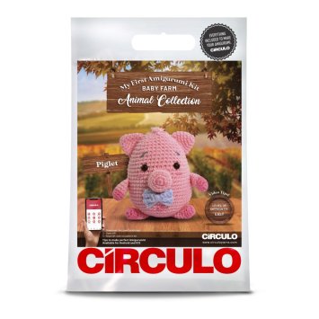 4 AMIGURUMI KIT - FARM Piglet. Набір для в'язання іграшки - 1