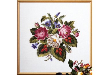  70-4144 Цветы. Набор для вышивания крестом PERMIN