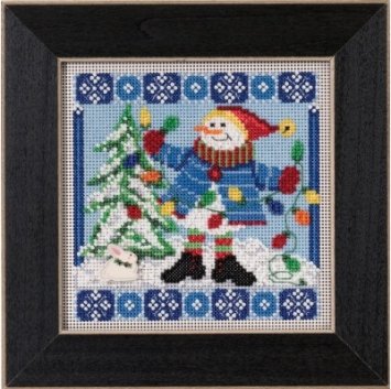 MH145303 Мистер Джек Фрост. Набор для вышивки в смешанной технике Mill Hill - 1