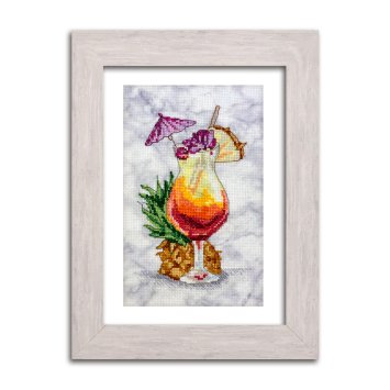 N072 Солодка прохолода. Набір для вишивки хрестом Кольорова - 1 N072 Солодка прохолода. Набір для вишивки хрестом Кольорова - 1