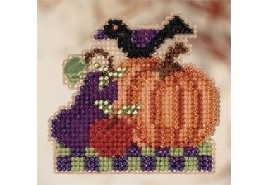 вышивка гладью MH180204 Урожайный сад. Набор для вышивки в смешанной технике Mill Hill