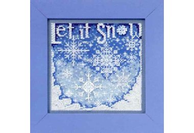 вишивка гладдю MH140303 Снігопад. Набір для вишивки в змішаній техніці Mill Hill