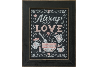 вишивка гладдю MH171613 Додай любові. Набір для вишивки в змішаній техниці Mill Hill