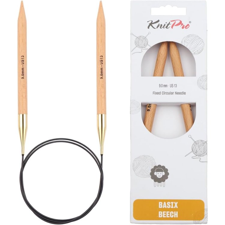35346 Спиці кругові Basix KnitPro, 100 см, 9.00 мм - 1 35346 Спиці кругові Basix KnitPro, 100 см, 9.00 мм - 1