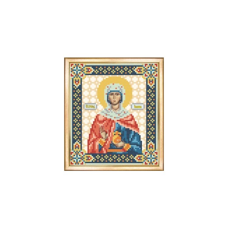 СБИ-082 Именная икона святая праведная Иоанна (Жанна, Яна). Схема для вышивания бисером - 1