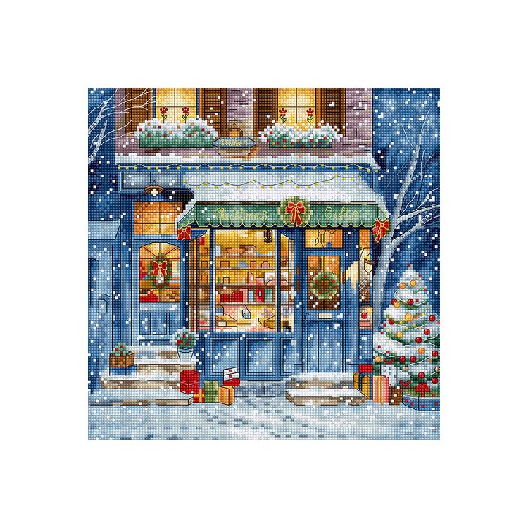 Набір для вишивки хрестиком L8109 Christmas Gifts Shop. Letistitch - 1