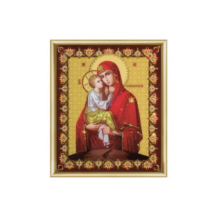 КС-049 Ікона Божої Матері Почаївська Набір картина стразами - 1