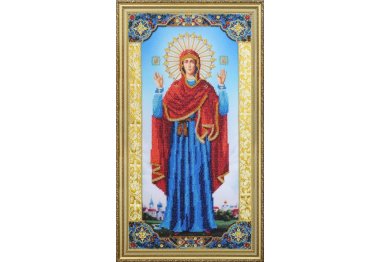  Набор для вышивки бисером Икона Божией Матери "Нерушимая стена" Р-363 ТМ Картины бисером