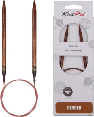 31131 Спицы круговые Ginger KnitPro, 120 см, 5.00 мм - 1 31131 Спицы круговые Ginger KnitPro, 120 см, 5.00 мм - 1