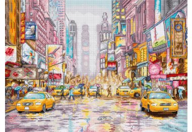  Набор для вышивки крестом L8222 New York times square. Letistitch