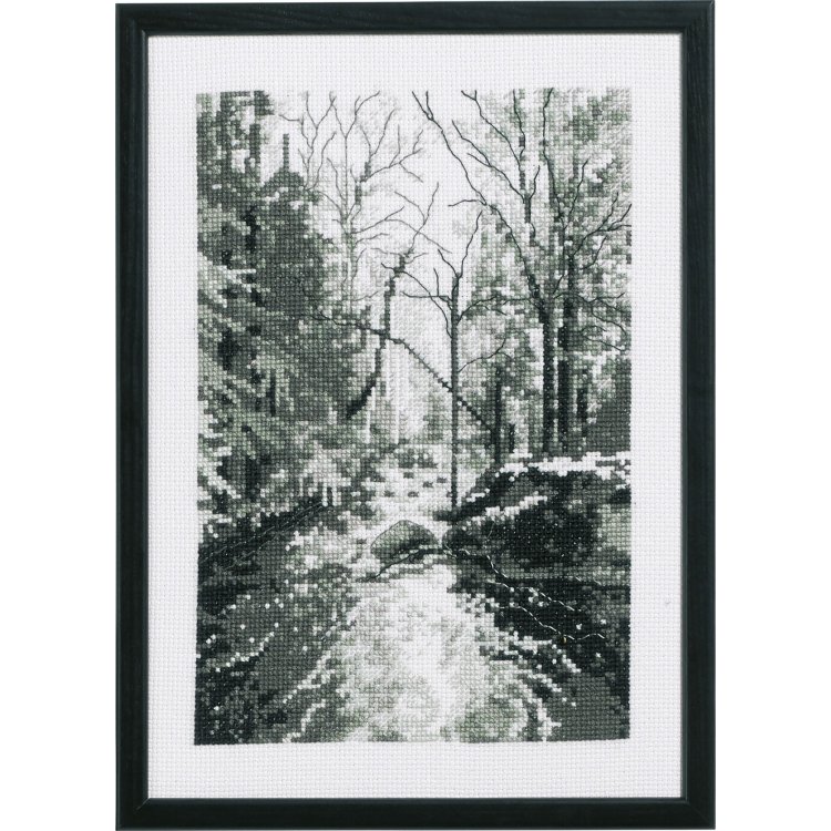 92-9727 Ліс (Forrest. Набір для вишивання хрестом PERMIN - 1