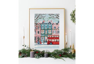  Набір для вишивки хрестиком L9919 London Snowfall. Letistitch