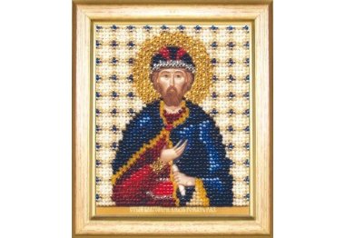  Б-1166 Ікона святий благовірний князь Роман Набір для вишивки бісером