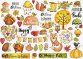 Набор для вышивки крестом L8221 Autumn Sampler. Letistitch - 1 Набор для вышивки крестом L8221 Autumn Sampler. Letistitch - 1