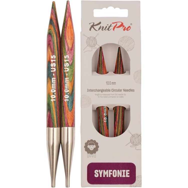 20411 Спиці знімні Symfonie Wood KnitPro, 10.00 мм - 1