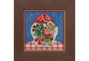 вышивка гладью MH142131 Баночка для печенья. Набор для вышивки в смешанной технике Mill Hill