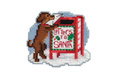 вышивка гладью MH182134 Письма для Санты. Набор для вышивки в смешанной технике Mill Hill
