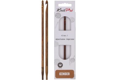 31264 Крючок односторонній туніський з`ємний Ginger KnitPro, 4.50 мм 31264 Крючок односторонній туніський з`ємний Ginger KnitPro, 4.50 мм