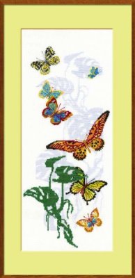 0903 Екзотичні метелики. Набір для вишивки хрестиком Ріоліс - 1