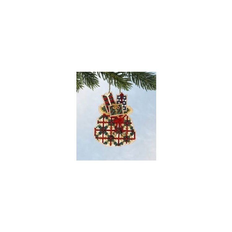 MH166303 Мешок Санты. Набор для вышивки в смешанной технике Mill Hill - 1