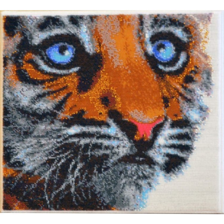 36-784-НТ Тигреня. Набір для вишивання бісером ТМ Токарєва А. - 1 36-784-НТ Тигреня. Набір для вишивання бісером ТМ Токарєва А. - 1
