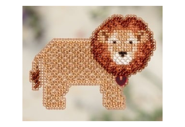 вышивка гладью MH182101 Львиное сердце. Набор для вышивки в смешанной технике Mill Hill