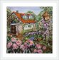 K-78 Домик в розах. Набор для вышивки крестом Мережка - 1