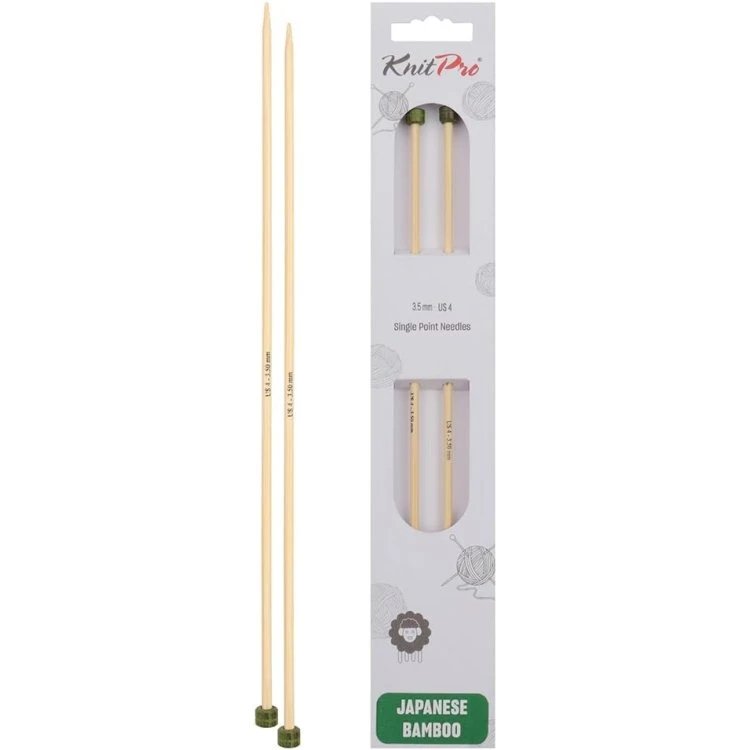 22306 Спицы прямые Bamboo KnitPro, 25 см, 3.50 мм - 1 22306 Спицы прямые Bamboo KnitPro, 25 см, 3.50 мм - 1