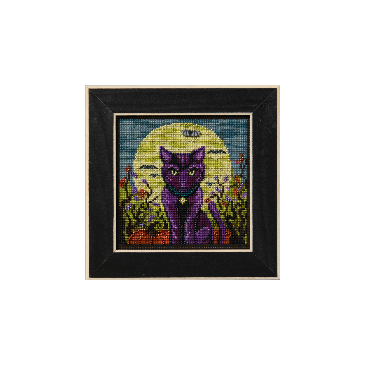 MH142525 Моторошний кіт. Набір для вишивки в змішаній техниці Mill Hill - 1