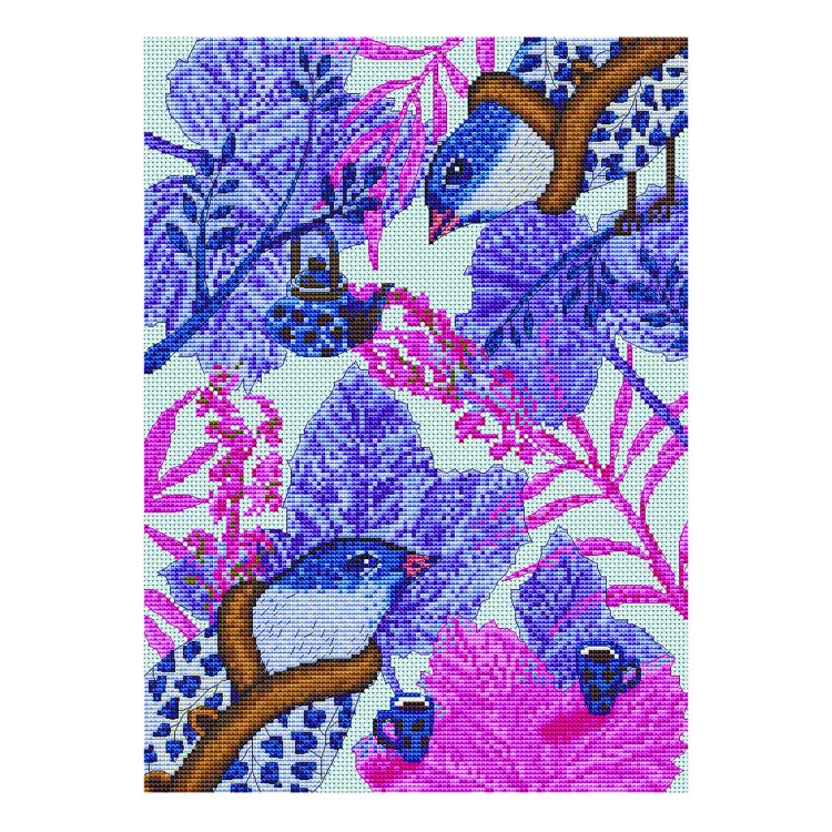 Набор для вышивки крестом Гостеприимство. Индиго Ksenya project 10-007 - 1