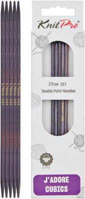 19022 Спицы носочные 3,75 мм J'adore Cubics KnitPro 20 см - 1