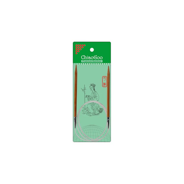 Спицы круговые бамбуковые Bamboo Patina 100см 3.25мм арт. 2040-3 ChiaoGoo - 1