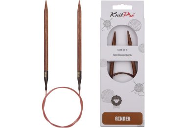 спиці для в'язання 31073 Спиці кругові Ginger KnitPro, 60 см, 6.00 мм