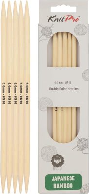 22132 Спиці шкарпеткові Bamboo KnitPro, 20 см, 6.00 мм - 1 22132 Спиці шкарпеткові Bamboo KnitPro, 20 см, 6.00 мм - 1