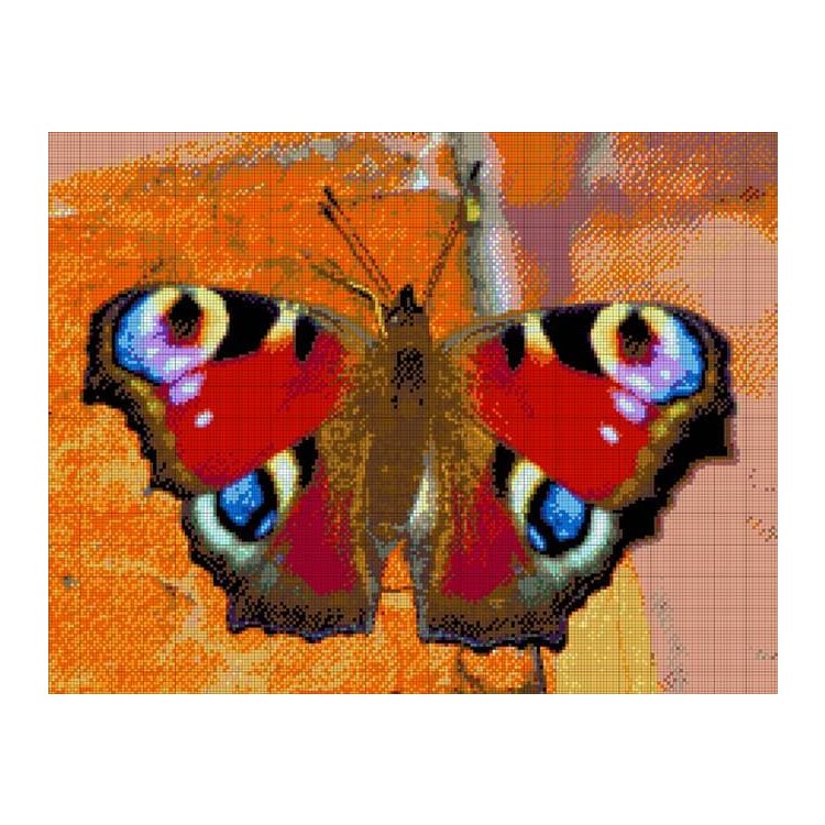 38-1386-НК Червоний адмірал. Набір для вишивання бісером ТМ Токарєва А. - 1 38-1386-НК Червоний адмірал. Набір для вишивання бісером ТМ Токарєва А. - 1