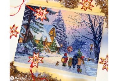  K-289 Кэрол из колоколов. Набор для вышивки крестом Мережка