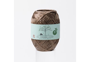нитки для в'язання Пряжа рафія Hamanaka Eco Andaria Crochet (5мот/уп)