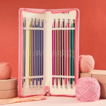 47440 Набор прямых спиц Zing KnitPro Grande, длина спиц 25 см - 1