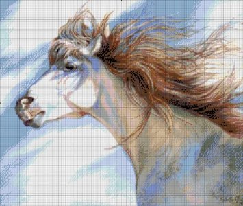 28-1794-НБ Бегущая лошадь. Набор Для вышивки бисером ТМ Токарева А. - 1 28-1794-НБ Бегущая лошадь. Набор Для вышивки бисером ТМ Токарева А. - 1